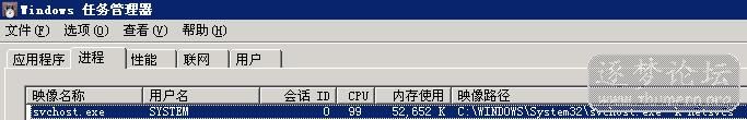 svchost netsvcs占用内存99.JPG